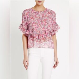 MISA Los Angeles Digna Top In Pink Size XS